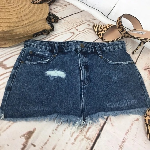 Free People denim skirt - Picture 2 of 5
